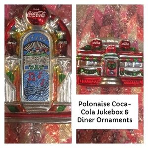 2 Kurt Adler Coca Cola Ornaments